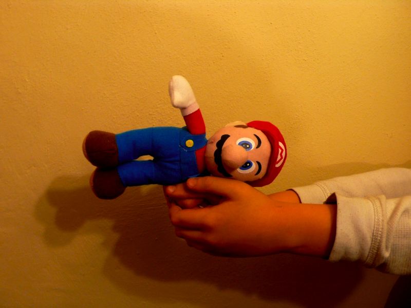 Mario play gun