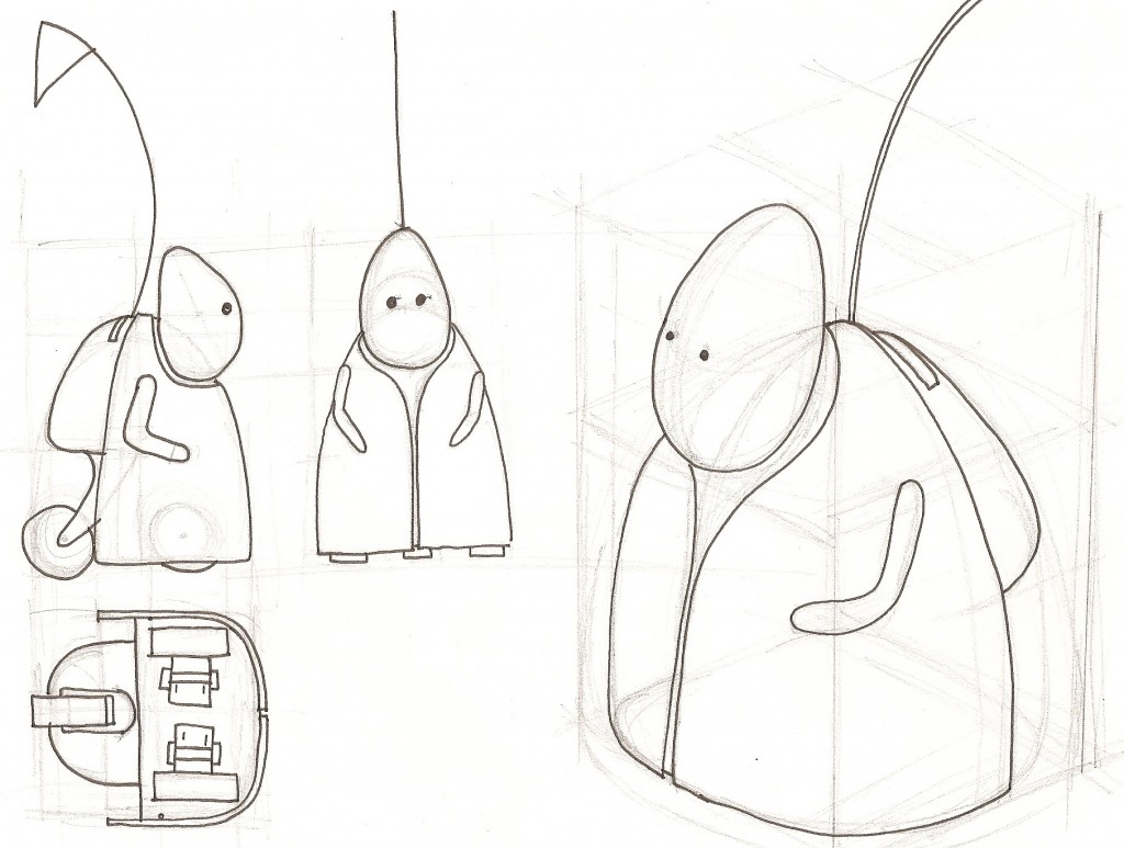 robot sketches