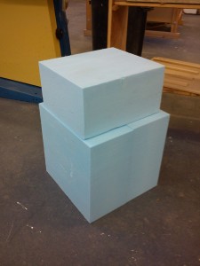 Big blocks of foam