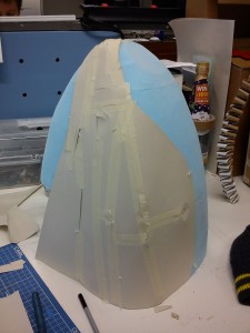 Constructing paper mould