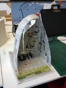 paper mache bumper shell